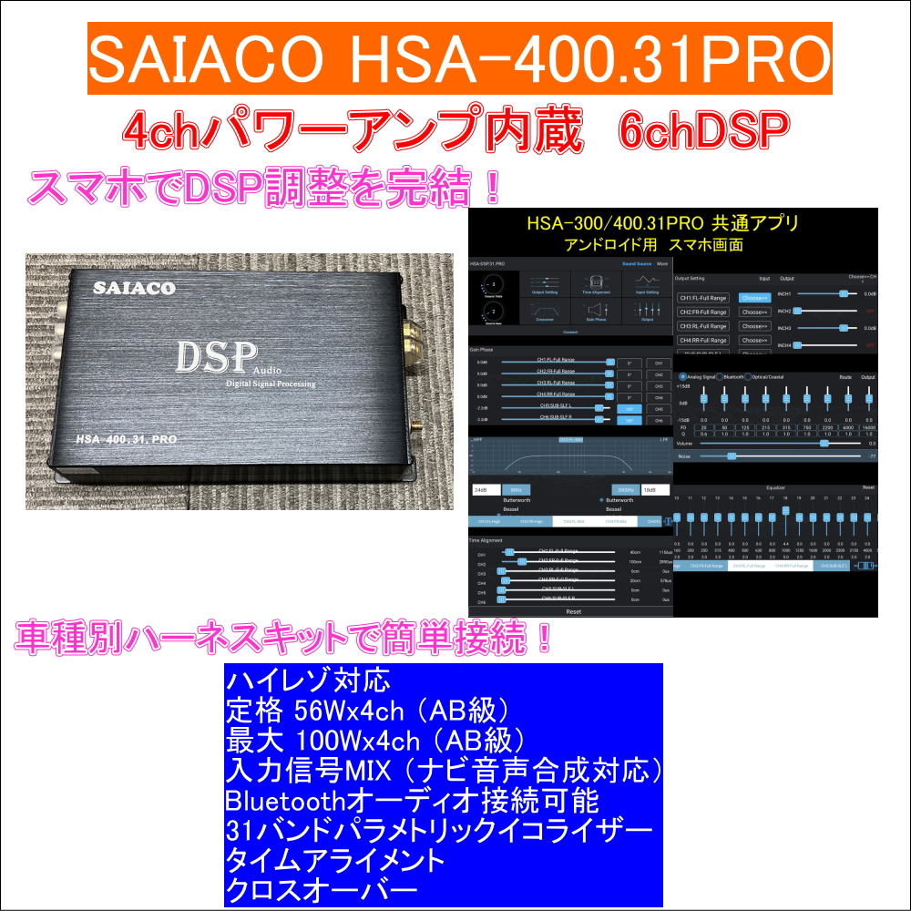 SAIACO TCAR@HSA-400.31pro@2024 NEW 4chp[Av 6chDSP